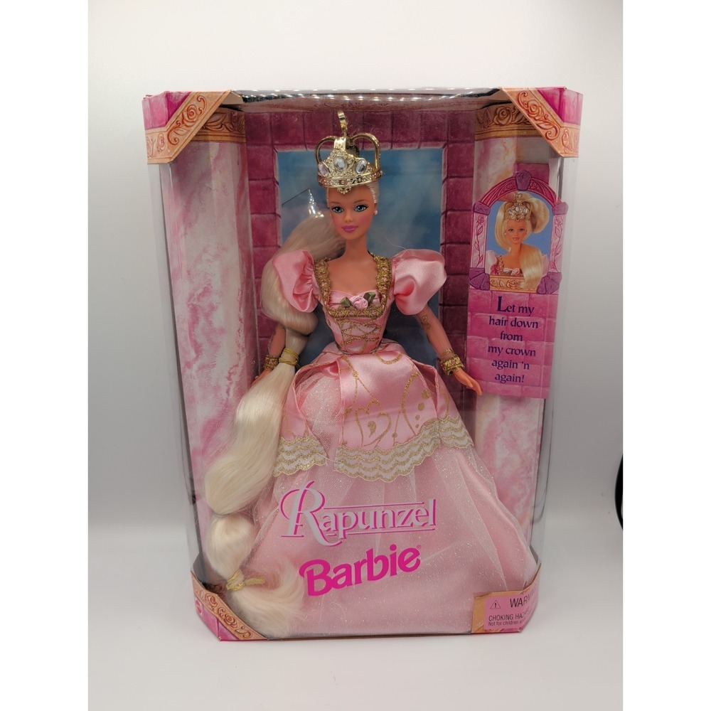 RAPUNZEL BARBIE DOLL Mattel 17646 Princess New IN BOX 1997 Vintage NRFB